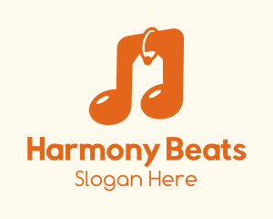 Streaming - Modern  Music Note logo design