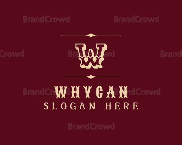 Classic Western Saloon Logo