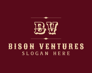 Classic Western Saloon logo design