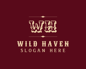 Classic Western Saloon logo design