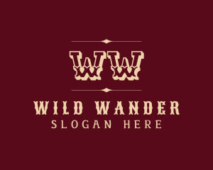 Classic Western Saloon logo design