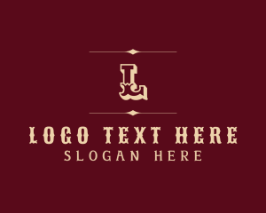 Western - Classic Western Saloon logo design