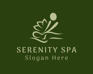 Relax - Relaxing Massage Spa logo design