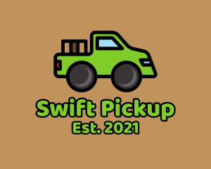Pickup - Delivery Pickup Truck logo design