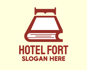 Book Bed Hotel logo design