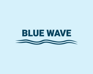 Marine Beach Wave logo design