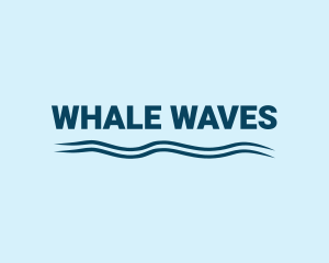 Marine Beach Coast Wave logo design