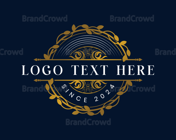 Luxury Vine Crest Logo