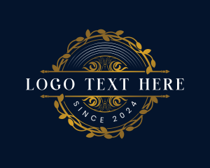 Crest - Luxury Vine Crest logo design