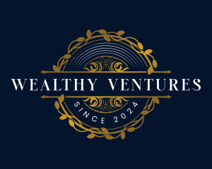 Rich - Luxury Vine Crest logo design