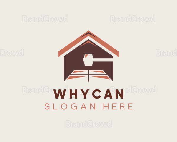 Carpentry Handyman House Repair Logo