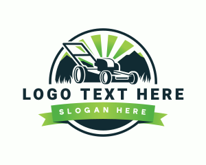 Mower - Grass Mower Yard logo design