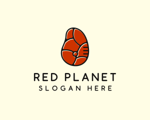 Red Meat Steak logo design