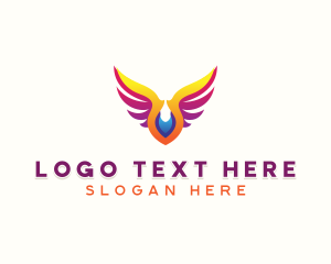 Inspirational - Archangel Memorial Wings logo design