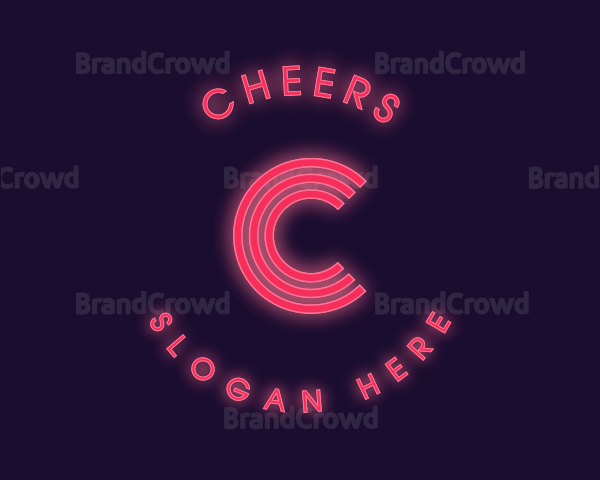 Nightclub Neon Bar Logo