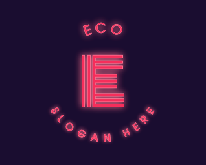 Studio - Nightclub Neon Bar logo design