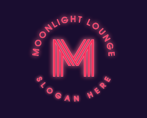 Nightclub - Nightclub Neon Bar logo design