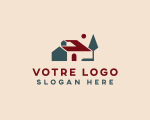 Rental - Residential Housing Property logo design