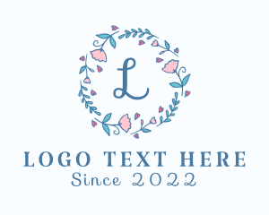 Spring - Spring Flower Wreath Letter logo design