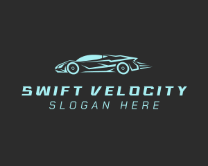 Speed - Sports Car Speed logo design