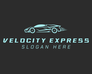 Speed - Sports Car Speed logo design