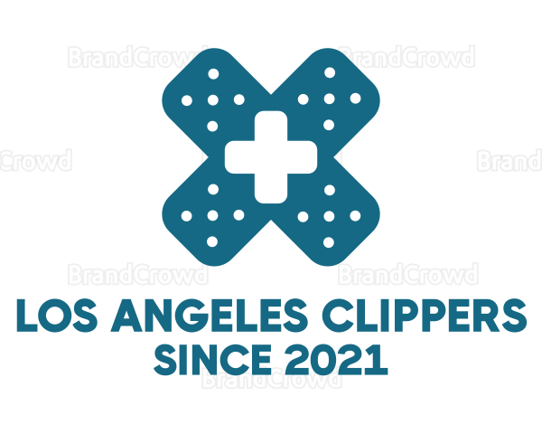 Medical Cross Bandage Logo