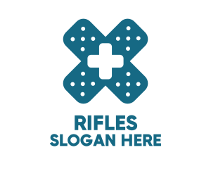 Medical Cross Bandage  Logo