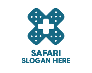 Medical Cross Bandage  Logo