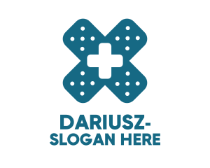 Medical Cross Bandage  Logo