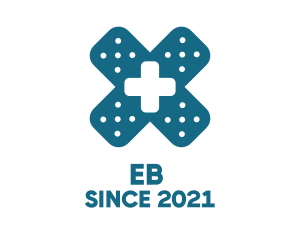 Clinic - Medical Cross Bandage logo design