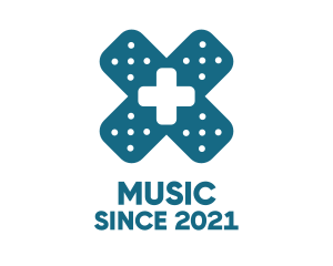Pharmacy - Medical Cross Bandage logo design