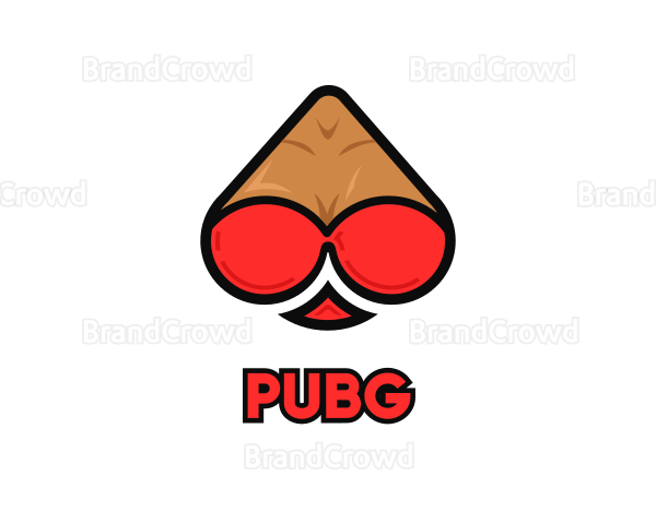 Sexy Spade Bra Logo