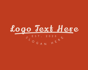 Quirky - Cute Cursive Business logo design