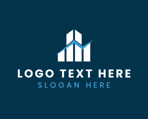 Accounting Business Graph logo design
