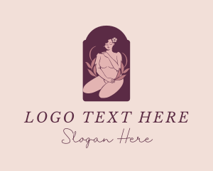 Sexy Naked Woman Logo