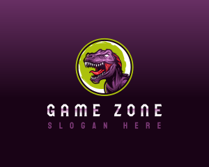 Gaming Dinosaur Beast logo design