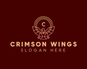 Bird Wings Star logo design