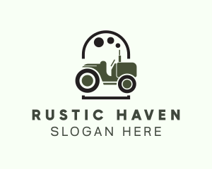 Ranch Tractor Farmer logo design