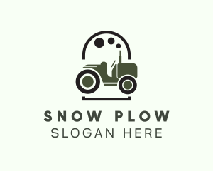 Plow - Ranch Tractor Farmer logo design