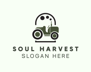 Ranch Tractor Farmer logo design