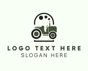Agrarian - Ranch Tractor Farmer logo design