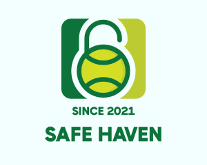 Tennis Safety Lock logo design