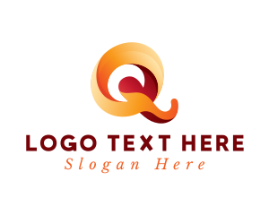 Nail Spa - Elegant Colorful Letter Q logo design