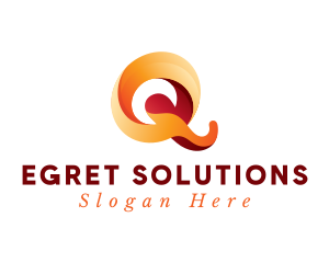 Elegant Colorful Letter Q logo design