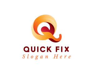 Elegant Colorful Letter Q logo design