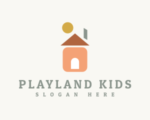 Kiddie Playhouse Blocks logo design