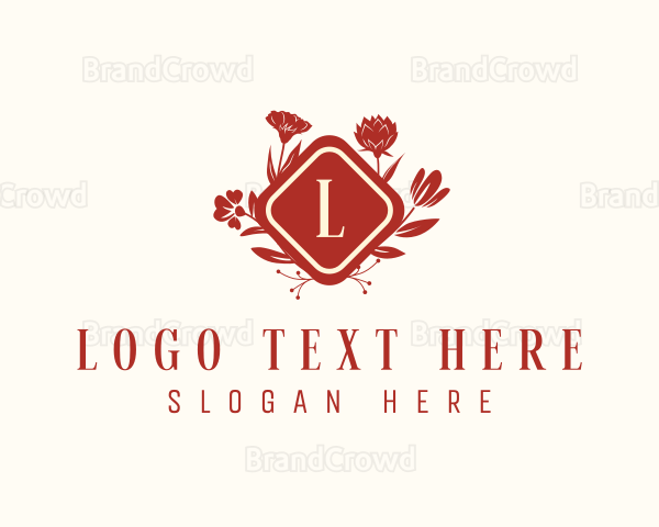 Elegant Floral Decor Logo