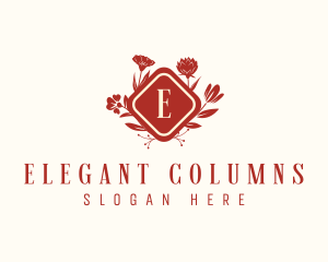 Elegant Floral Decor logo design