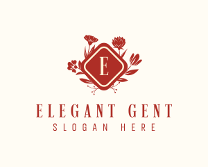 Elegant Floral Decor logo design