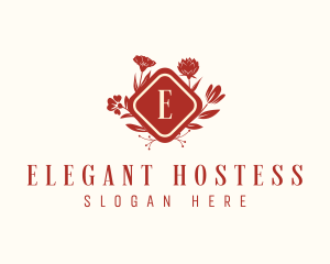 Elegant Floral Decor logo design